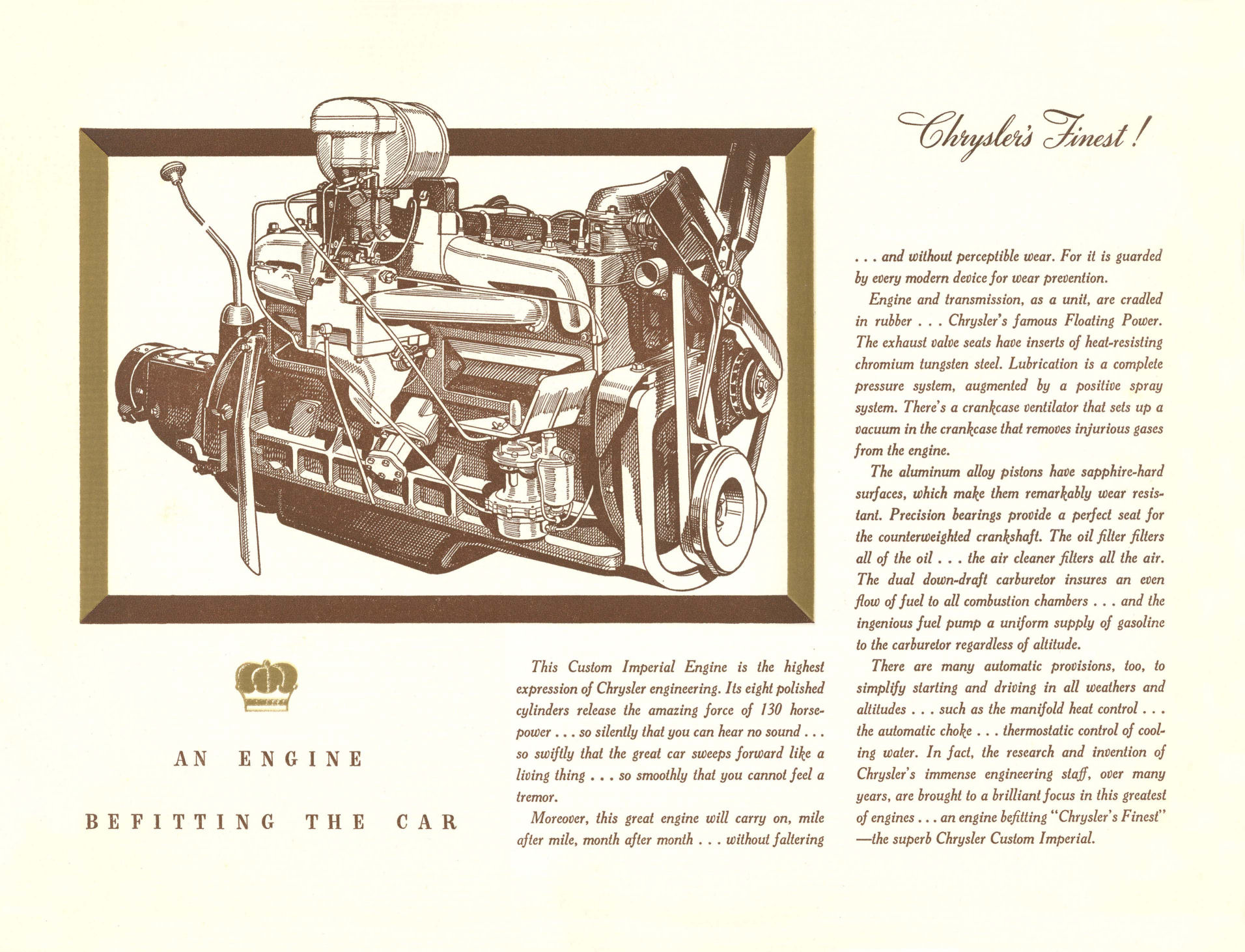 1938 Chrysler Custom Imperial Brochure Page 10